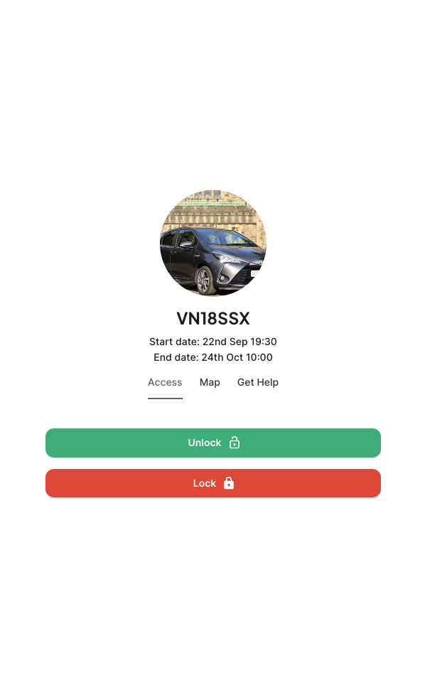 Access tab showing Unlock and Lock buttons